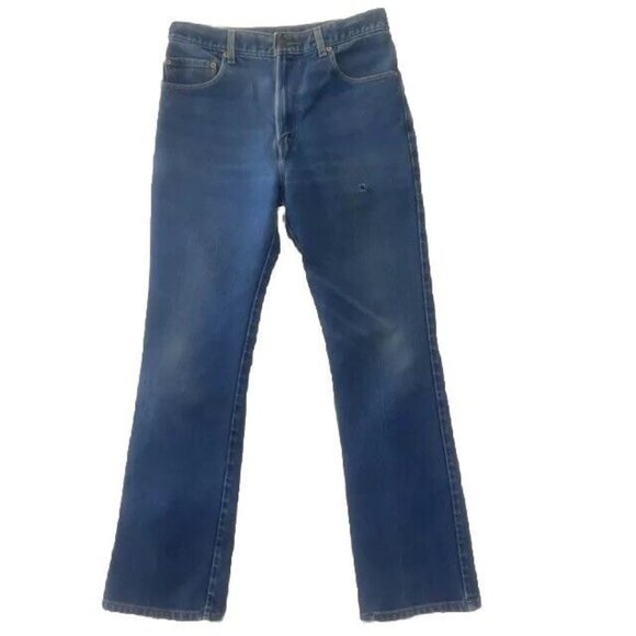 Levis 517 Bootcut Jeans Mens W34 L34 (31x 32) Blue Denim Casual Outdoor Country - Picture 1 of 16